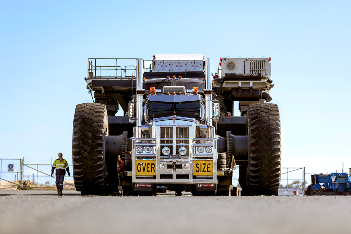 National Group, National Heavy Haulage BHP Peak Downs Mine Site