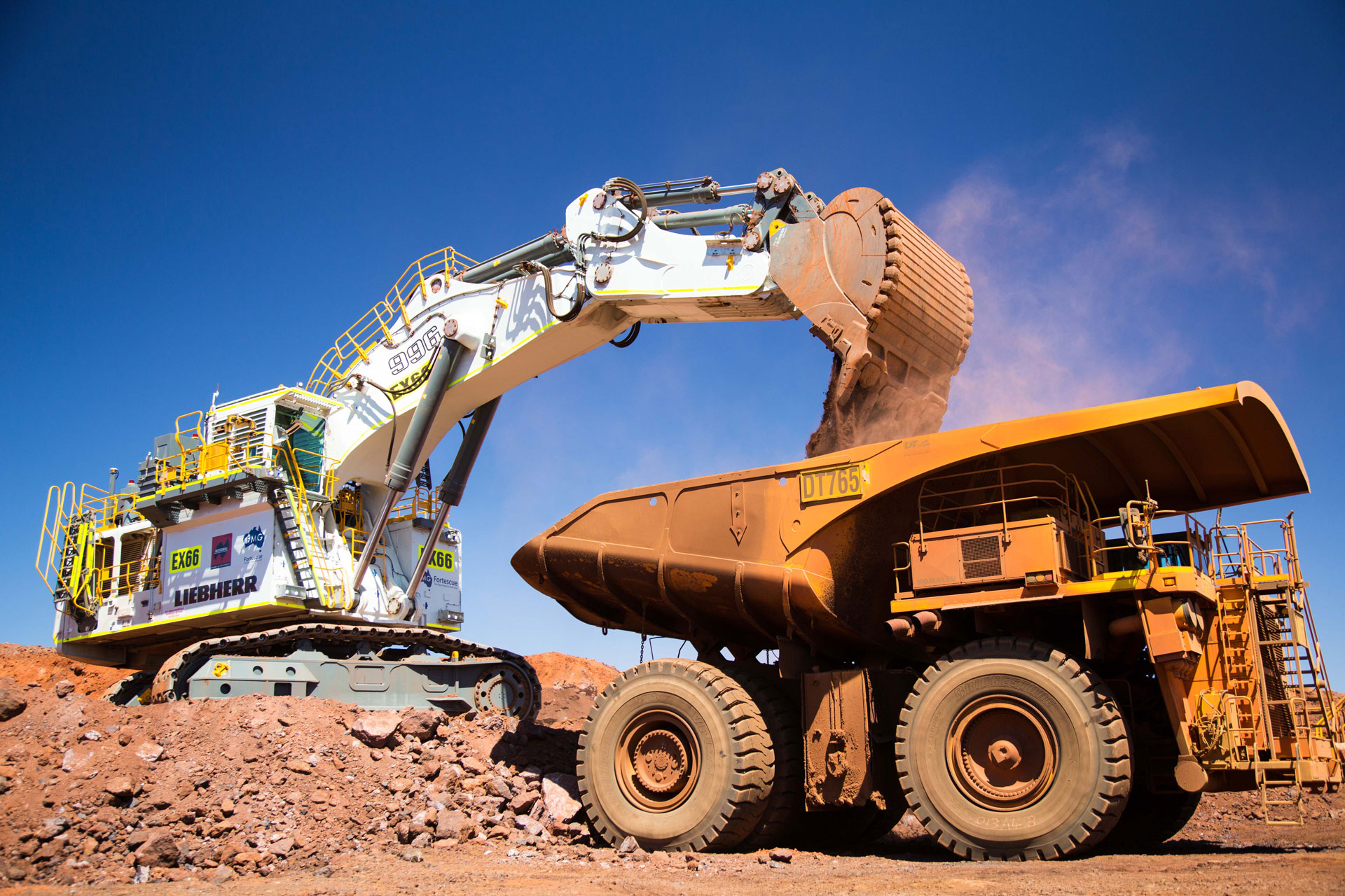National Group delivers Liebherr R 996B Excavator to Fortescue FMG