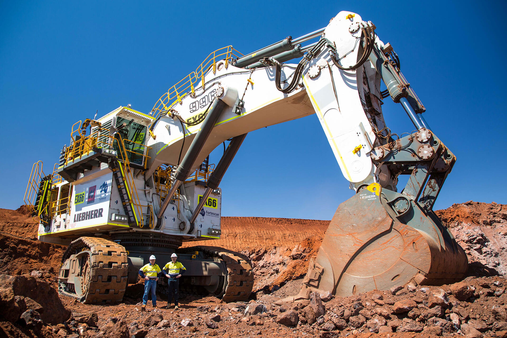 National Group delivers Liebherr R 996B Excavator to Fortescue FMG