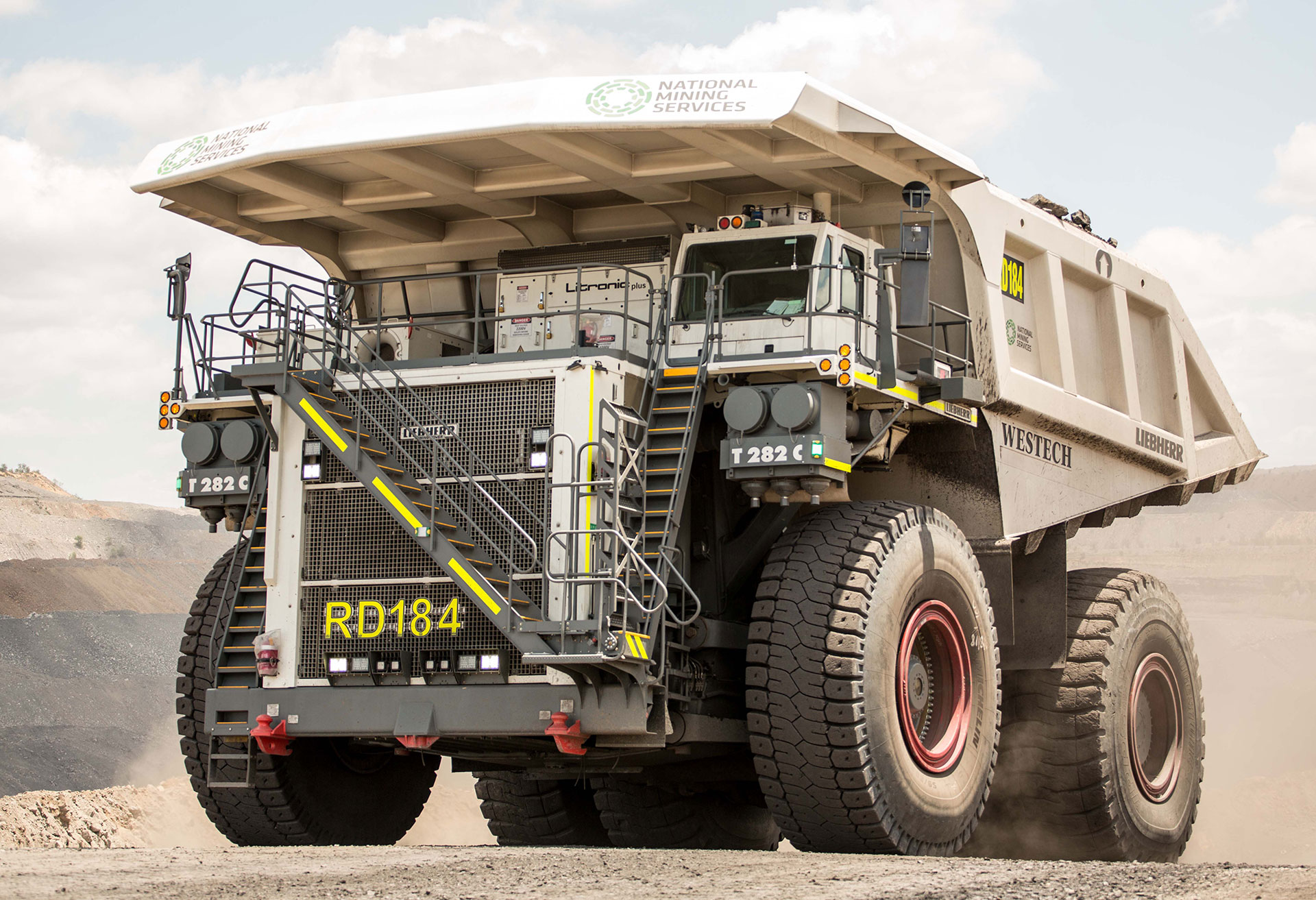 Liebherr T 282 C Dump Truck at BHP's Peak Downs Mine